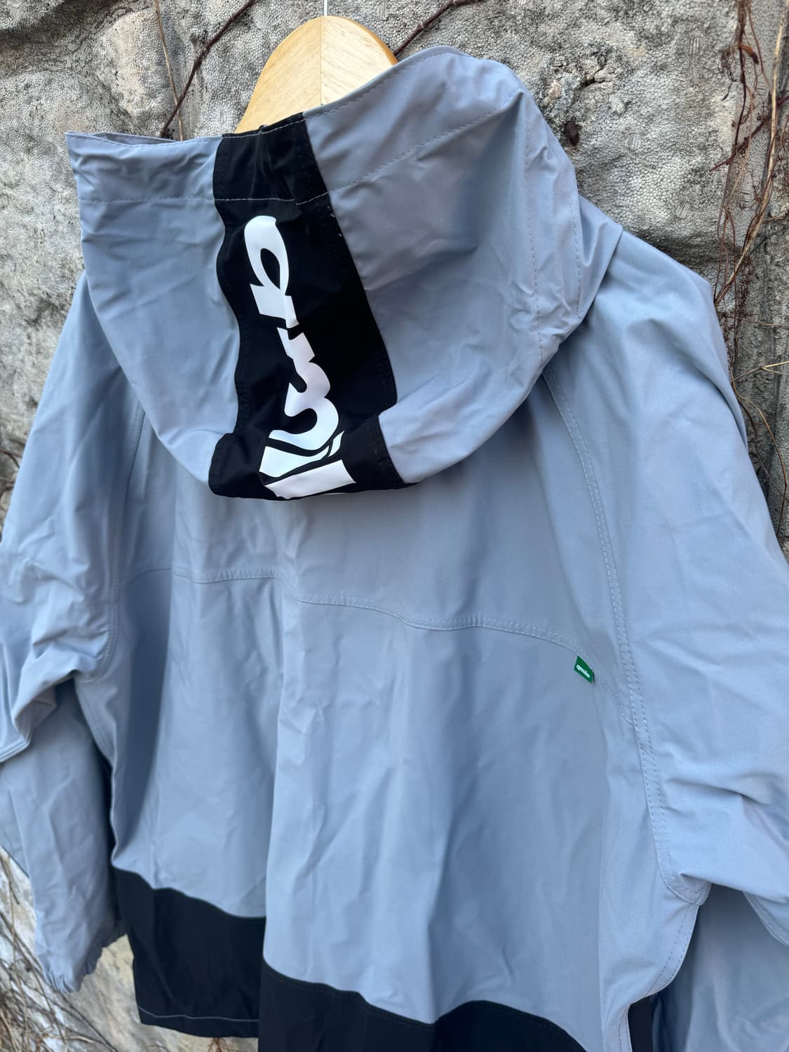 큐마일 스노우보드복 그레이 블랙 바람막이 자켓 고프코어 상품이미지4