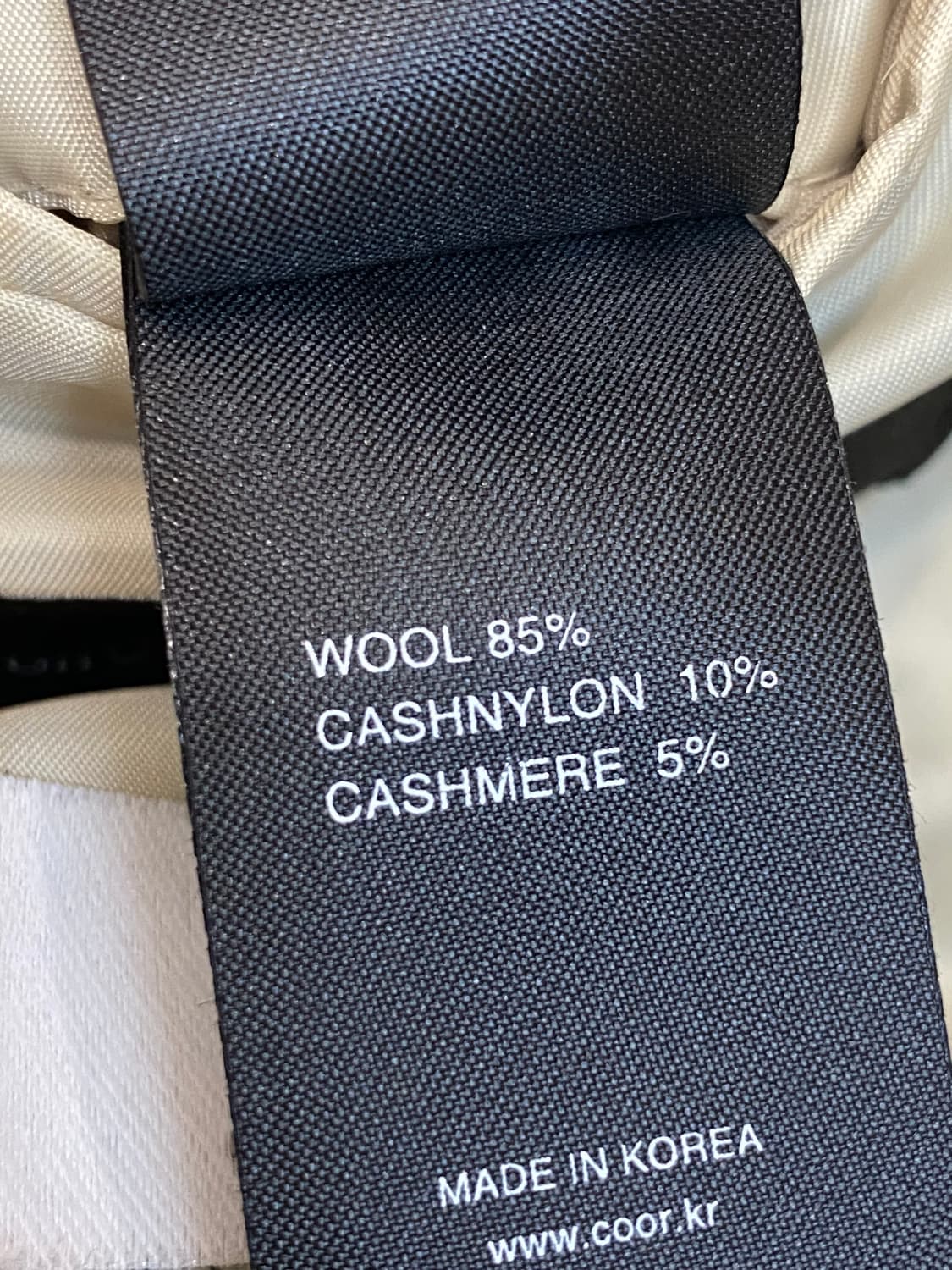 쿠어 울 캐시미어 더플 코트 상품이미지7
