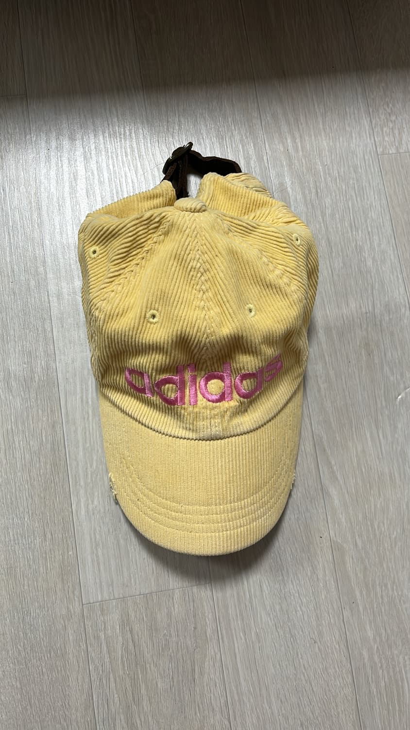 아디다스 코듀로이 옐로우 캡 모자 상품이미지1