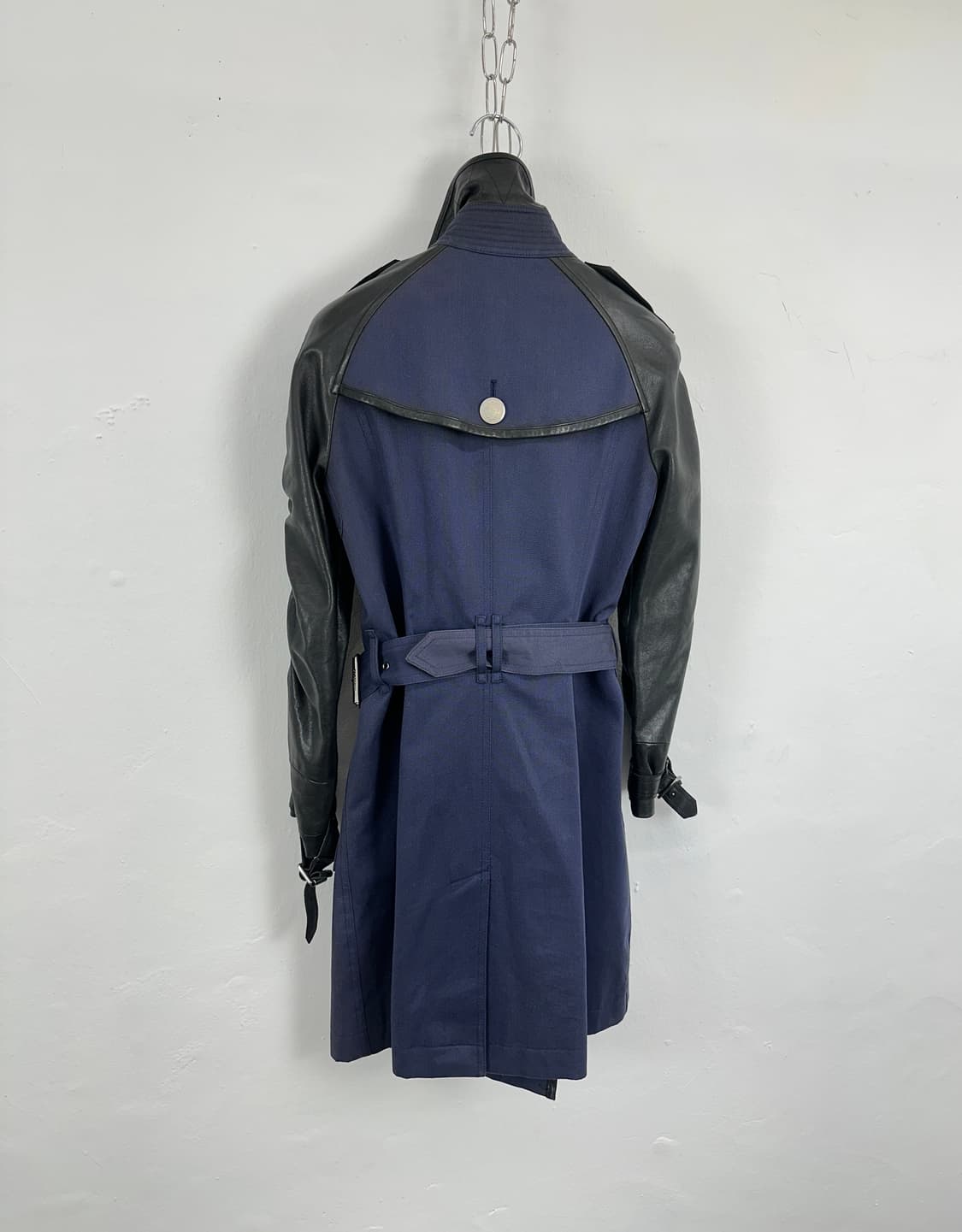 Burberry Brit Napoleon Leather-Mix Jacke 상품이미지4