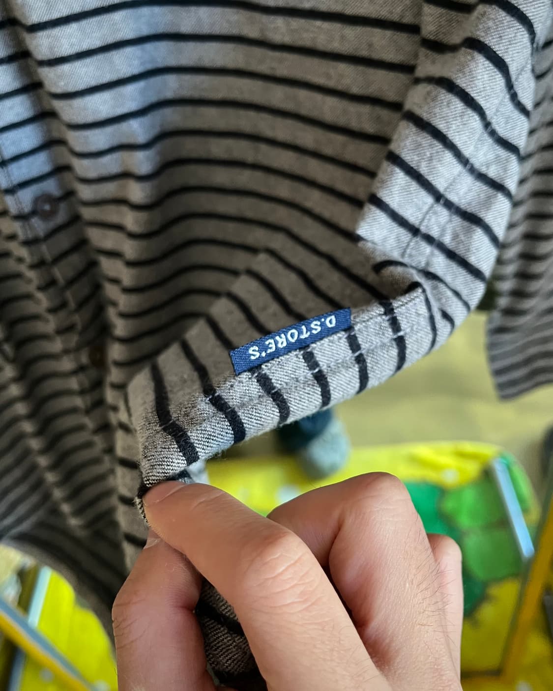 DRUG STORE Japan Over-Sized Stripe Shirt 상품이미지8