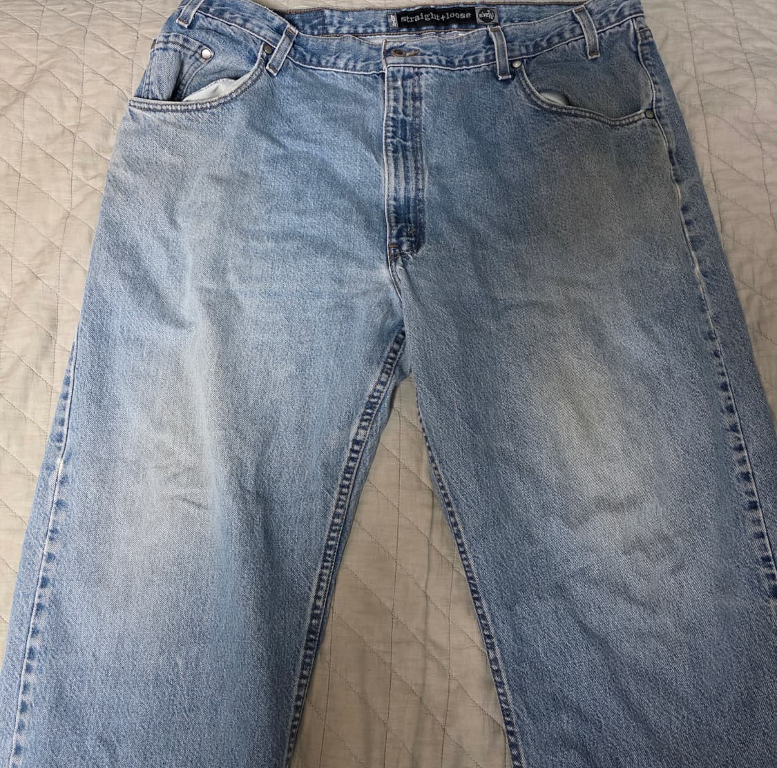 [40X32] 90s 빈티지 리바이스 실버탭 스트레이트 루즈핏 상품이미지1