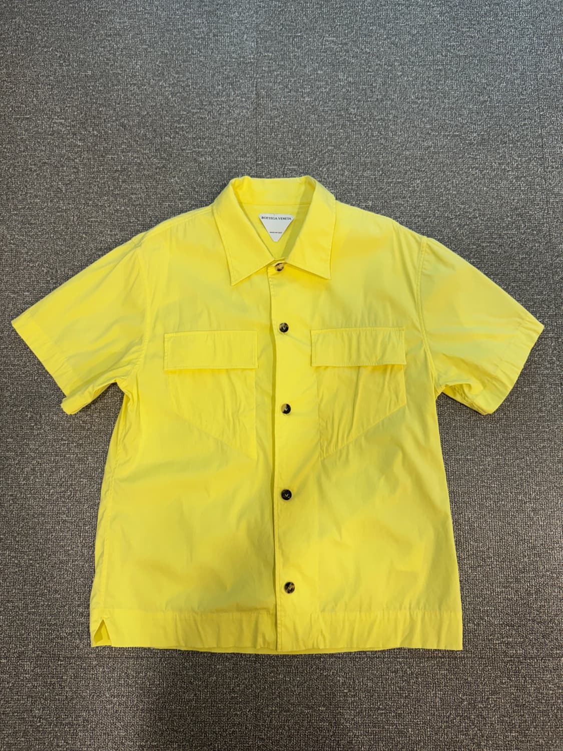 보테가베네타 코튼 하프 워크 셔츠 M  상품이미지1
