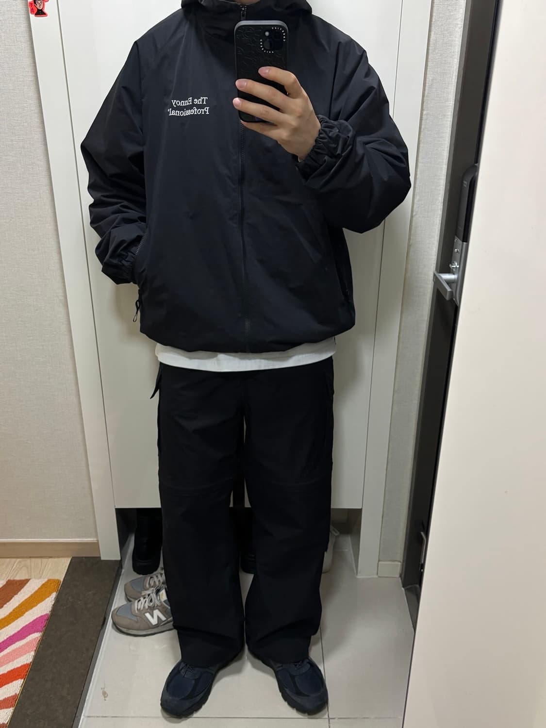 엔노이 ENNOY 2025 샤카 TECH CPN 후디 블랙 XXL 상품이미지10