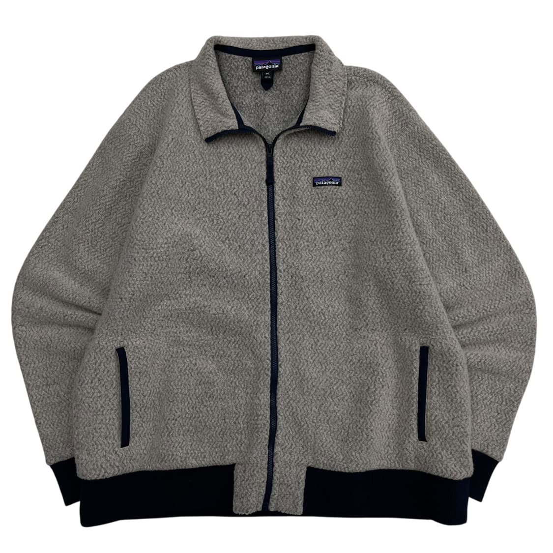 파타고니아 백멜란지 플리스 니트 집업 2XL 상품이미지3