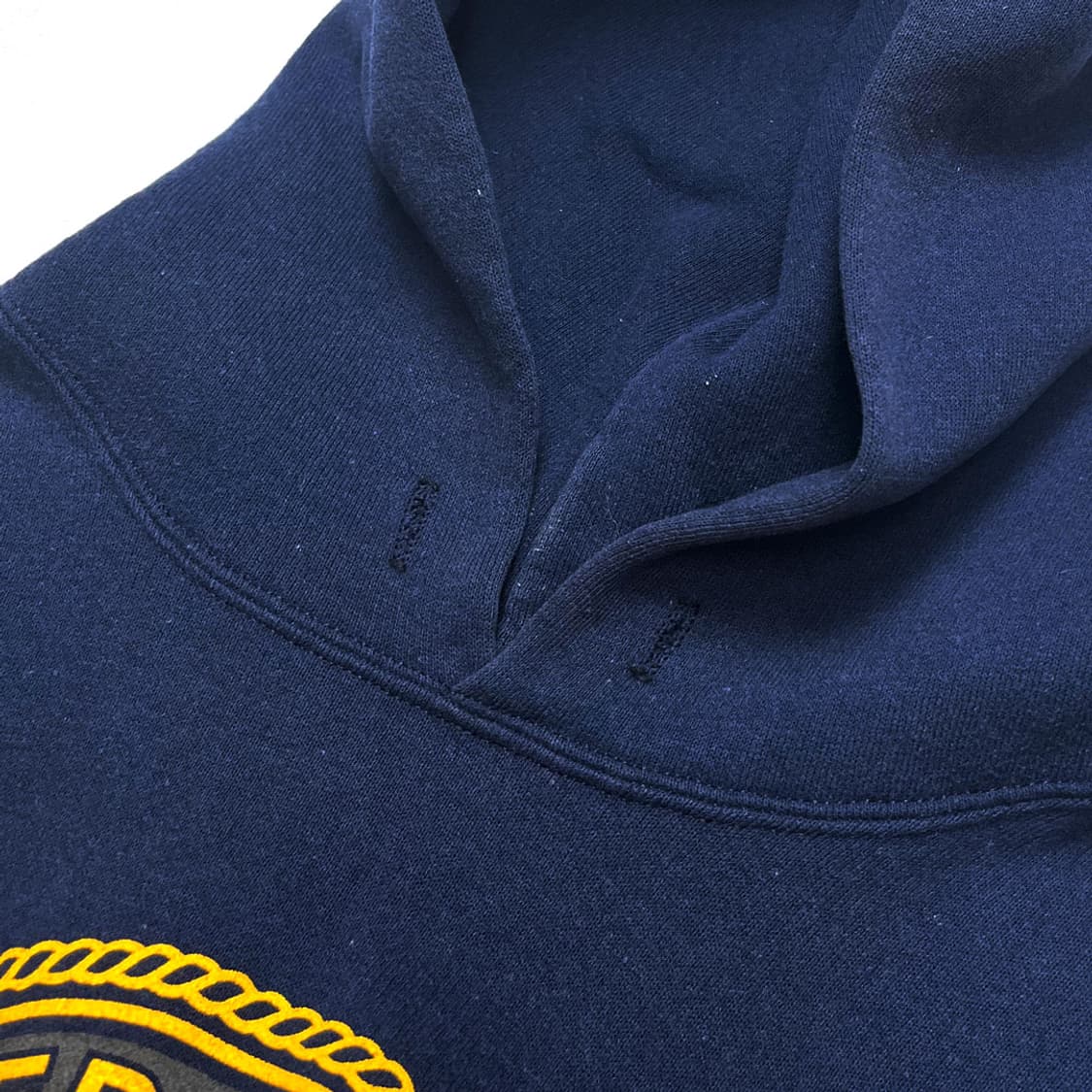 소피 80~90' 네이비 프린팅 후드티 상품이미지2