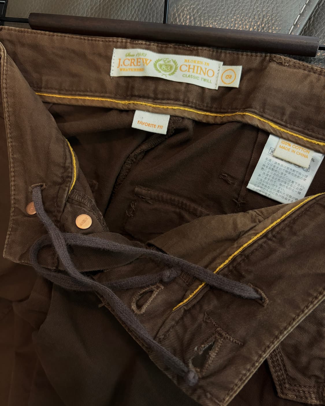 J.CREW brown cotton cargo pants 상품이미지7