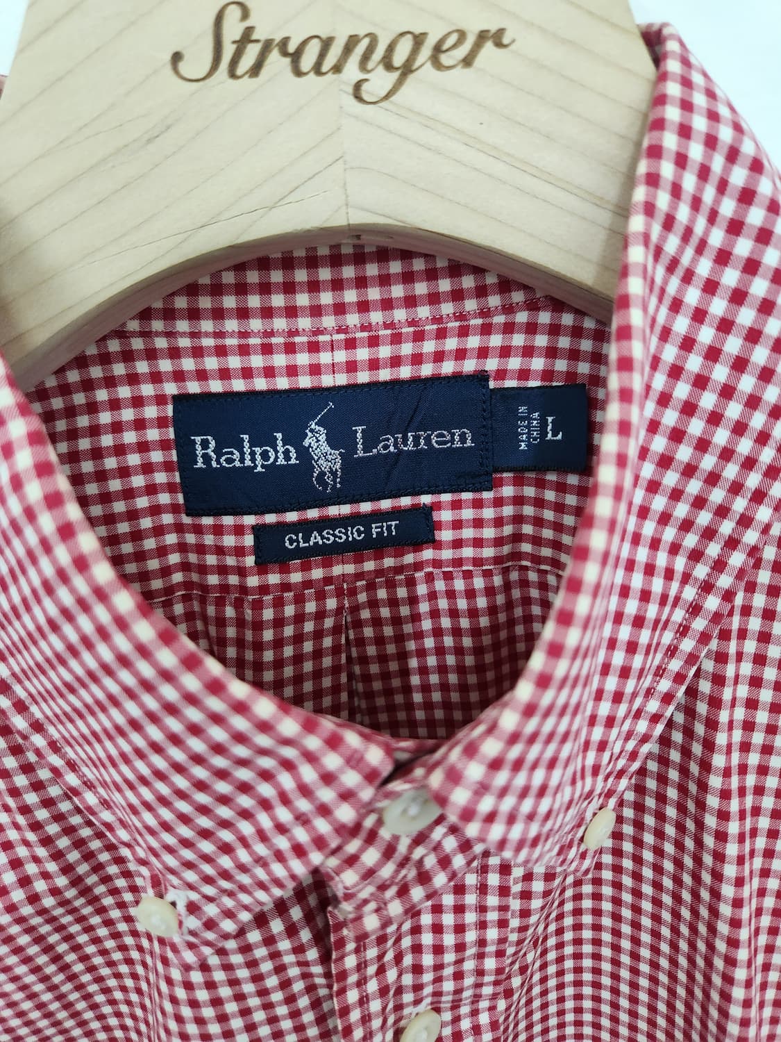 폴로랄프로렌체크셔츠L 상품이미지2