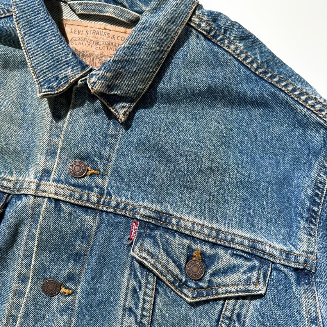 90‘s USA 리바이스 데님 트러커 자켓 상품이미지5