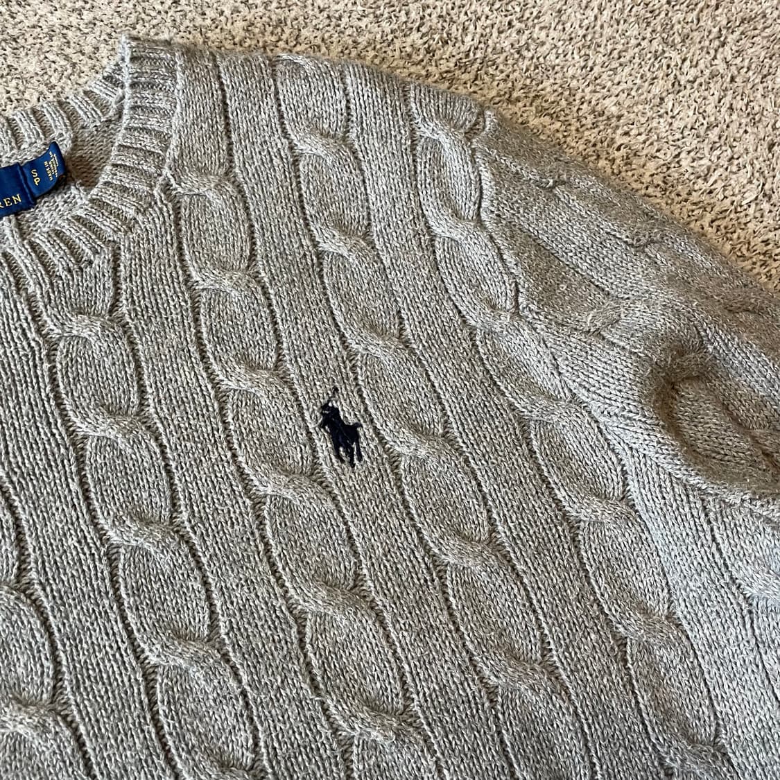 폴로 케이블 니트 상품이미지2