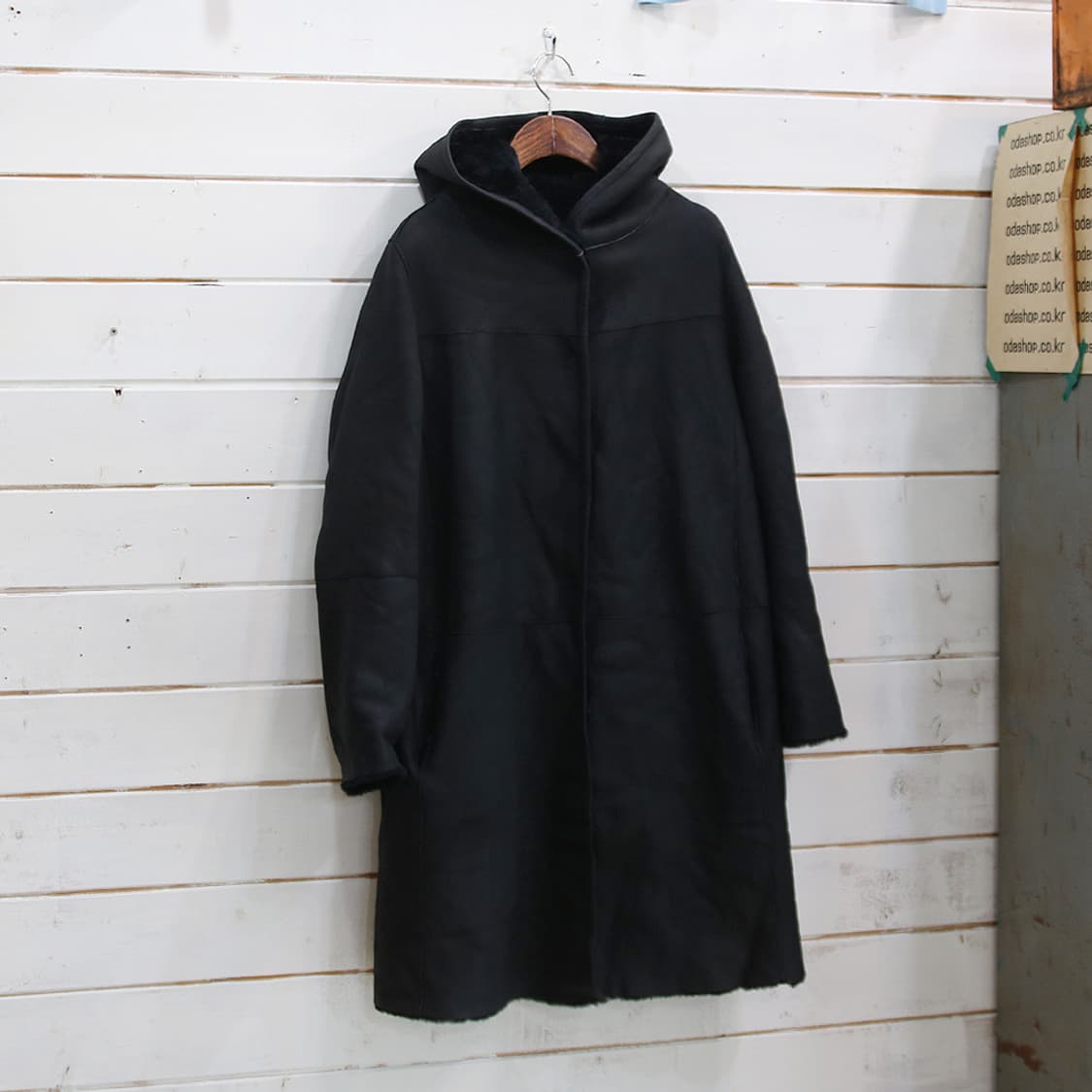 CARA O CRUZ 양가죽 무스탕 코트 (여성용 11) 상품이미지2