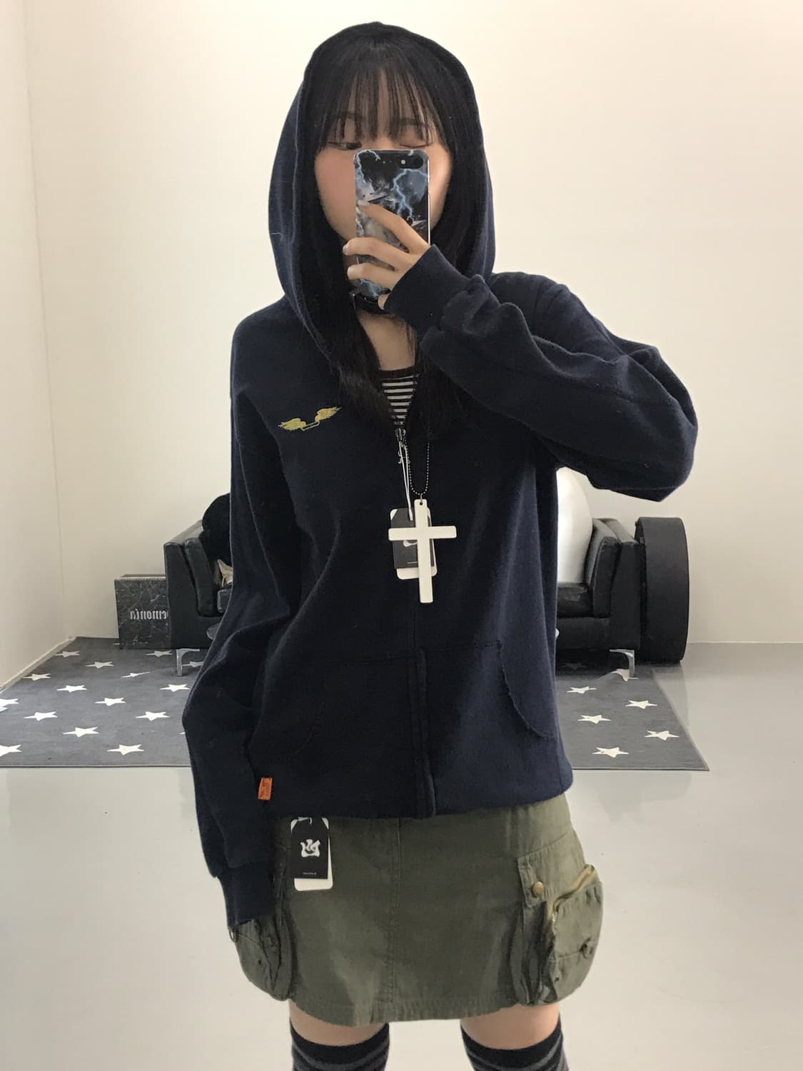 Robin's Jeans Y2k Zip Up Hoodies 상품이미지3
