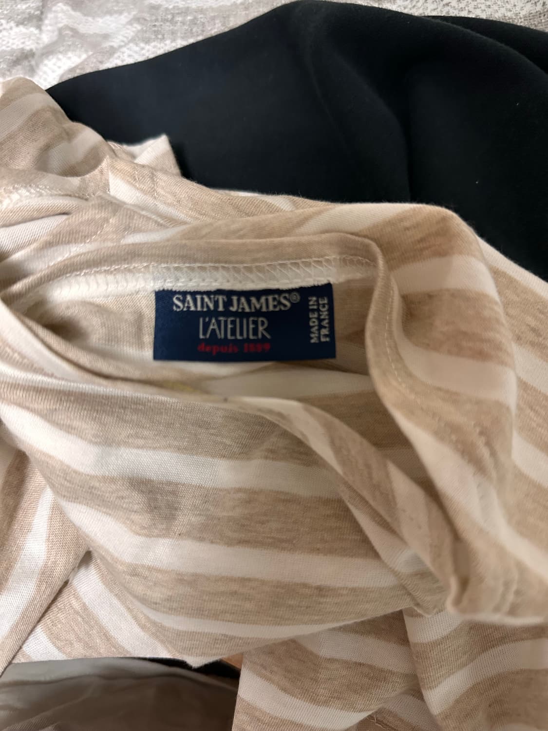 (탭만뗀 새제품) 세인트 제임스 스트라이프 티셔츠 L 상품이미지6