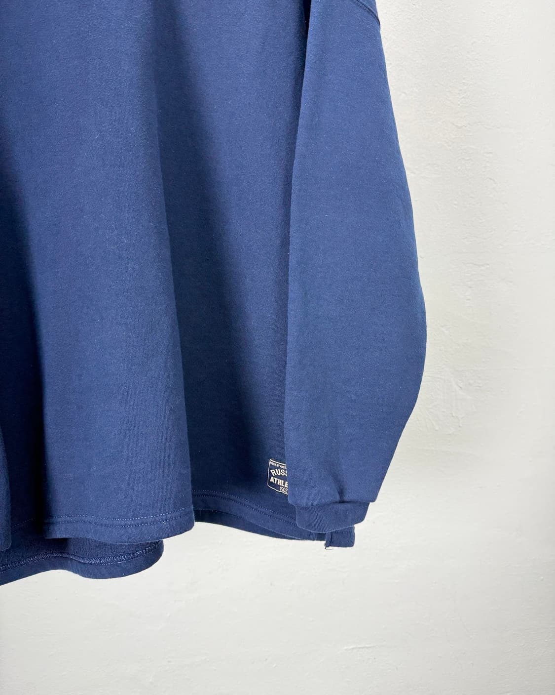러셀 애슬레틱 90s 딥 네이비 헨리넥 스웨트 셔츠 상품이미지5