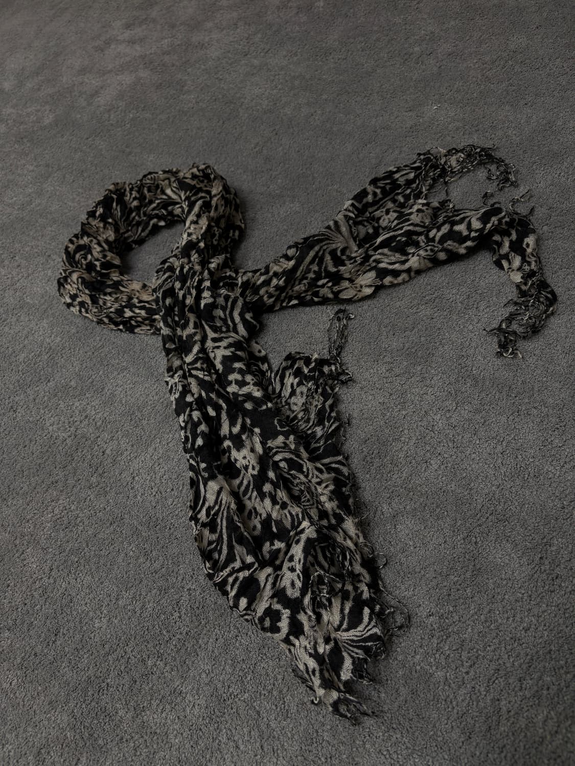 Vintage v-kei punk mood gothic scarf 상품이미지3