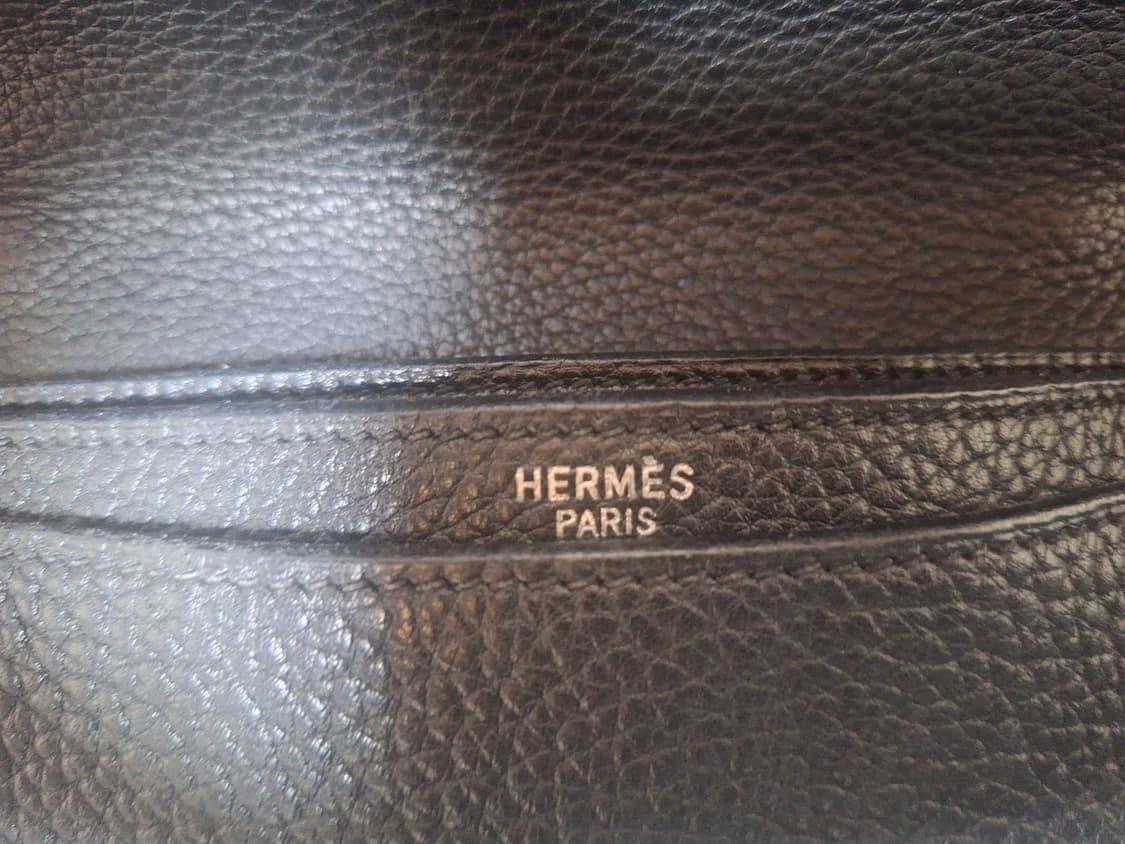 에르메스 삭아데페슈 남성 서류가방 블랙 | 정품 | 상태좋음 상품이미지3