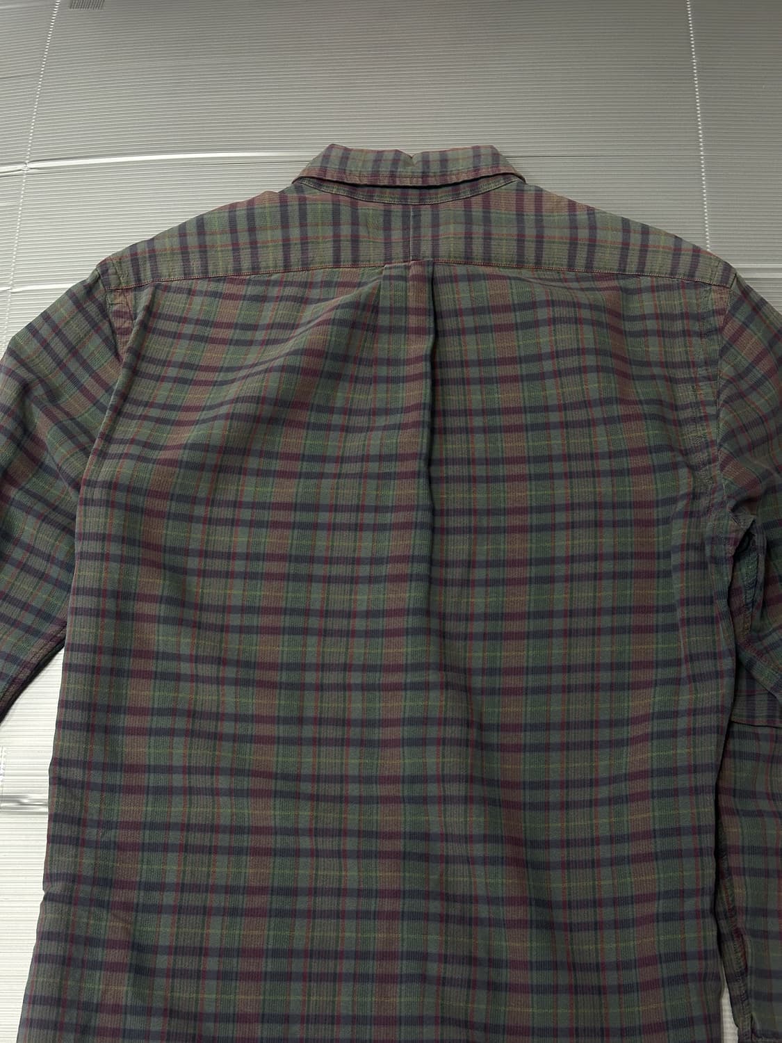 폴로 랄프로렌 슬림핏 체크 긴팔 셔츠 S 상품이미지6