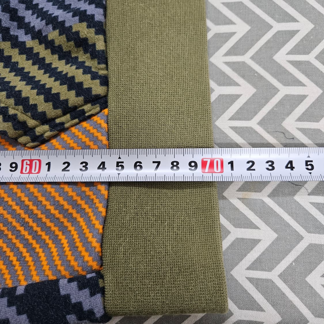 아디다스 패치워크 카키 기모 후드티 100 상품이미지8