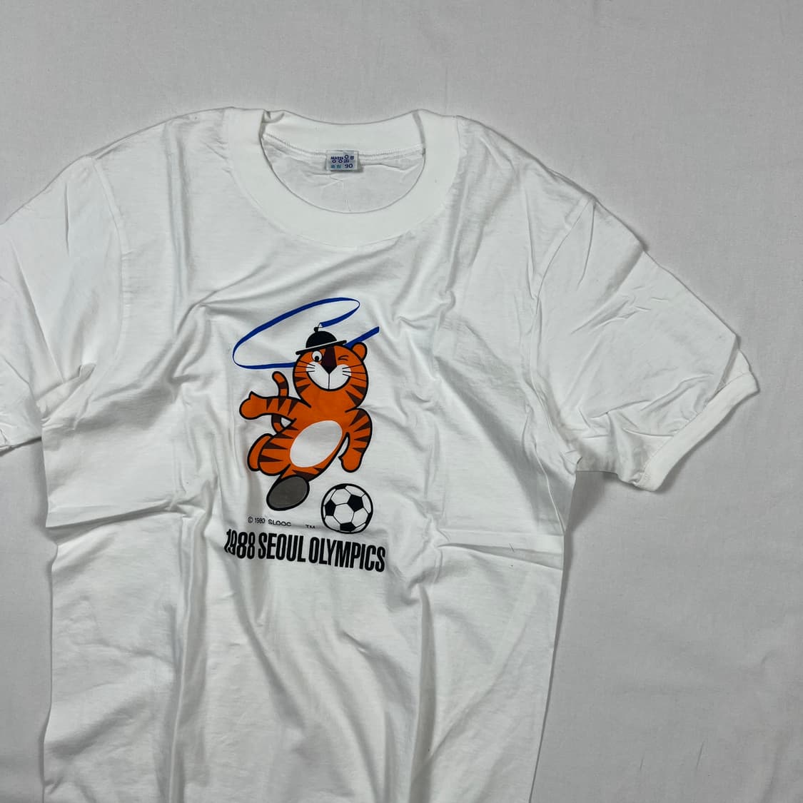 80‘s 83년도 서울88올림픽 호돌이 마스코트 반팔티 상품이미지2