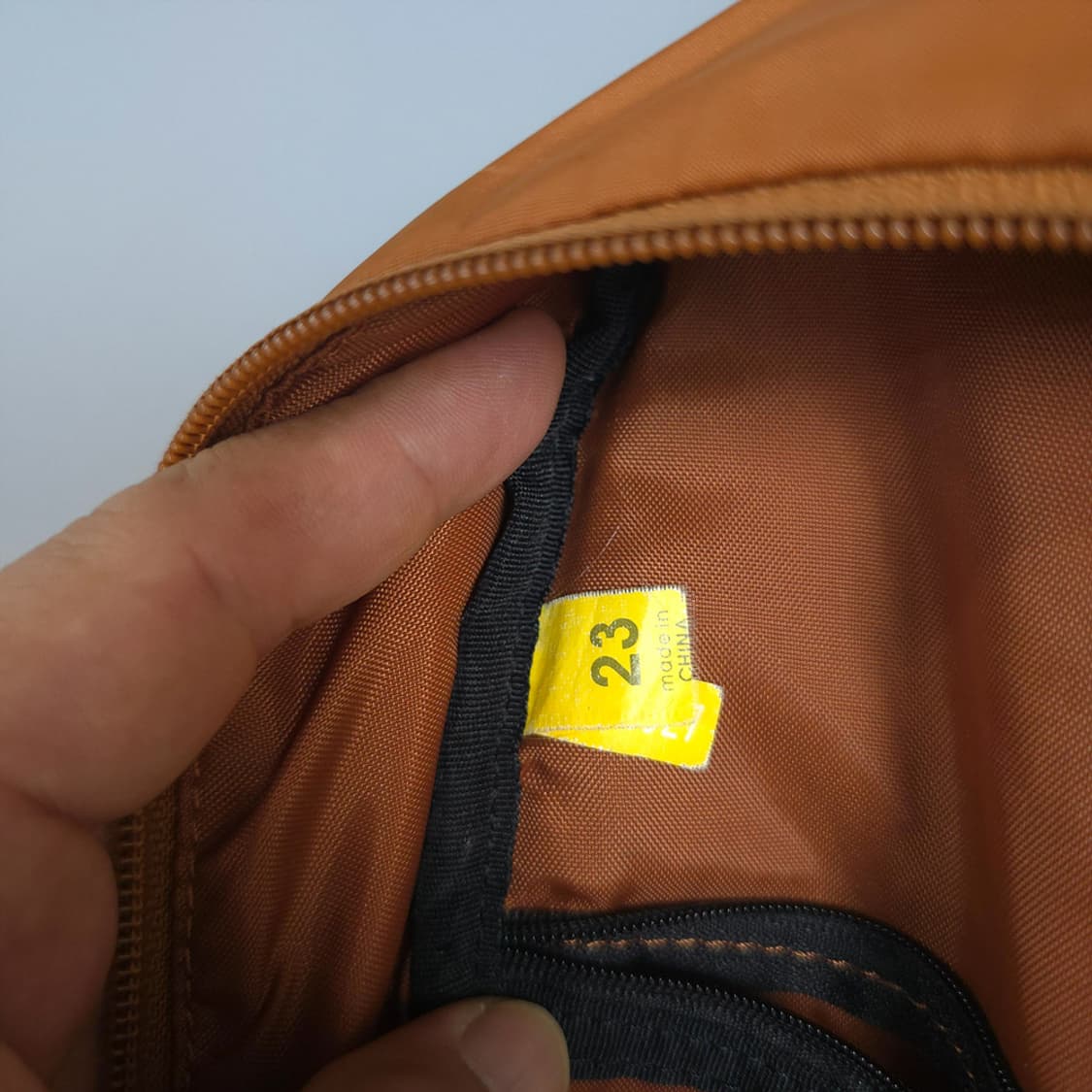 만다리나덕 Mandarina Duck 오렌지 나일론 백팩 상품이미지10