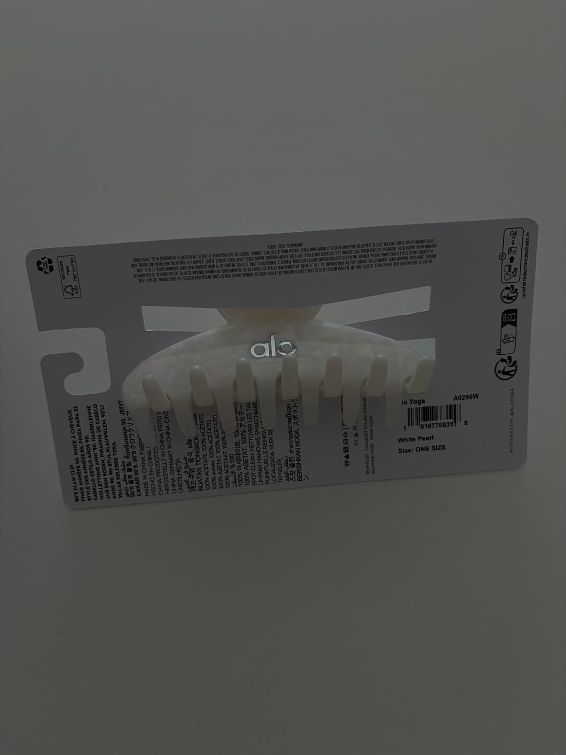 Alo 알로요가 헤어밴드 2개, 집게핀, 미니 스크런치 3세트 판매 상품이미지7