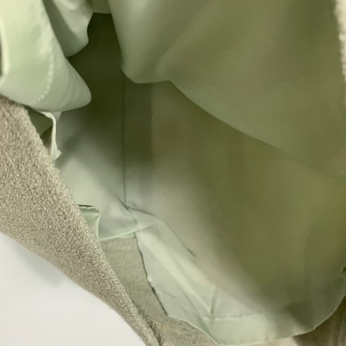 꾸레쥬 로고 자수 미디 스커트 정품 빈티지 하객룩 23-24인치 상품이미지4