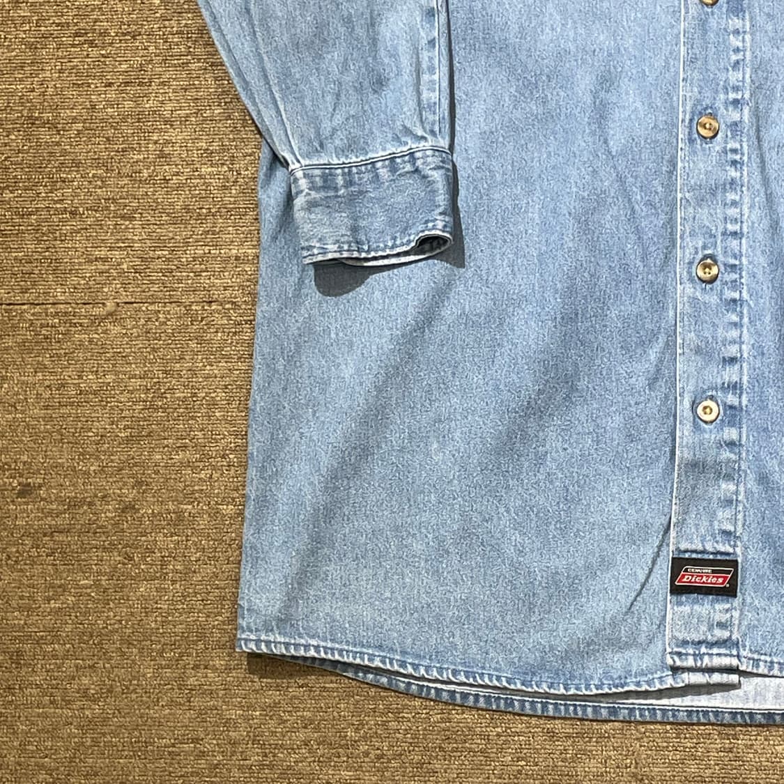 (L) Dickies 디키즈 코튼 데님 셔츠 상품이미지5