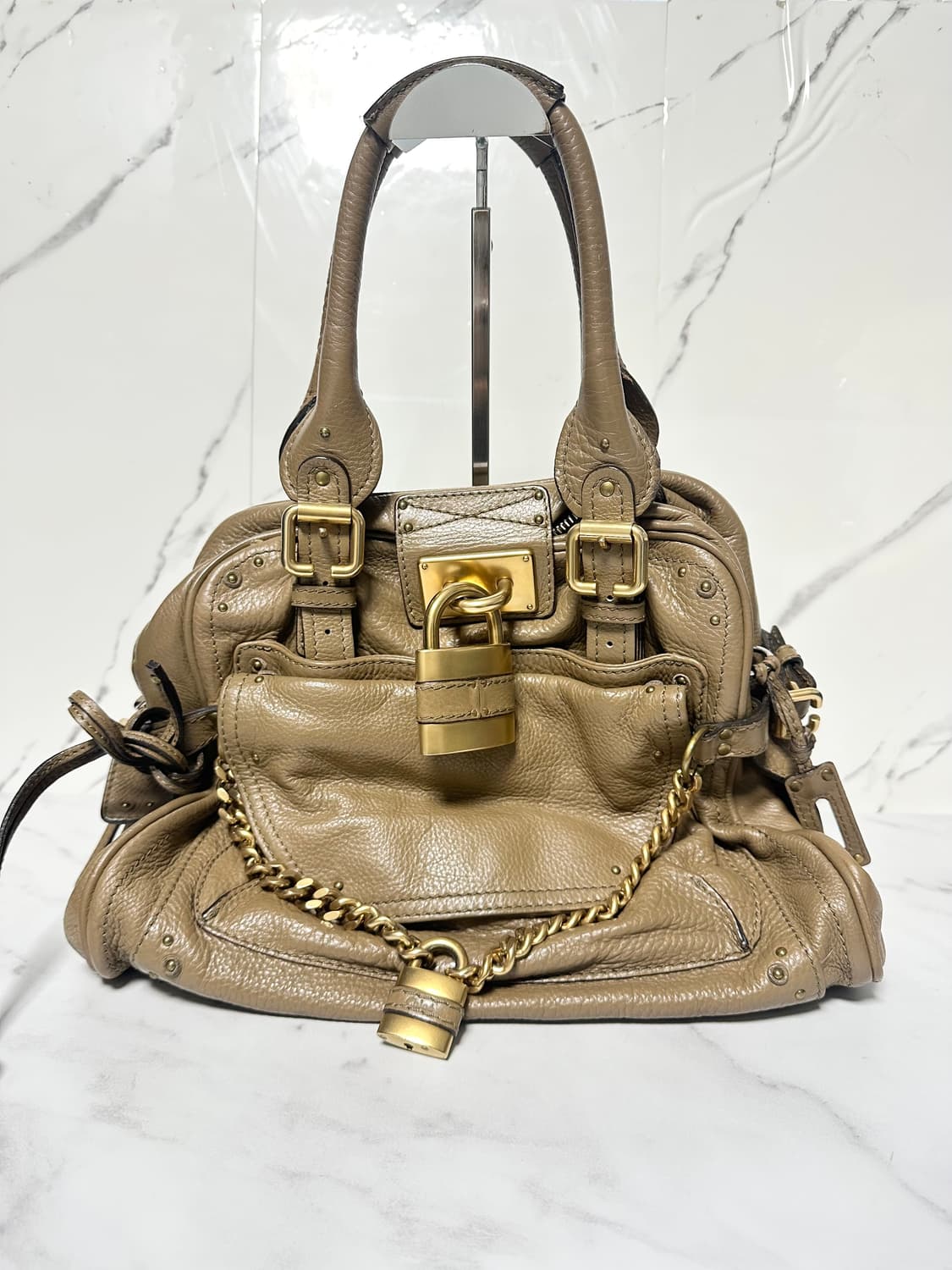 [A+ 정품] 끌로에 패딩턴백 브라운 라지 상품이미지1