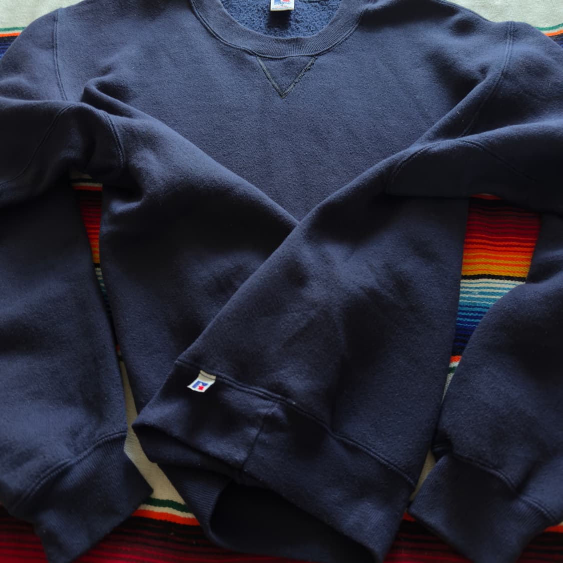 80s USA Russell Navy Sweatshirt 상품이미지6