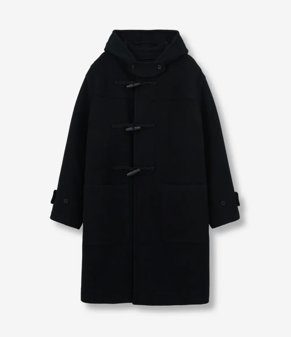 브라운야드 더플코트 24fw 블랙 상품이미지2