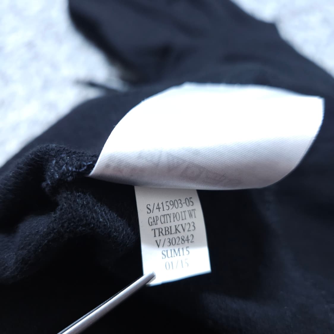 갭GAP) M 남자 검정 후드티셔츠 / 왕눈이샵 상품이미지10