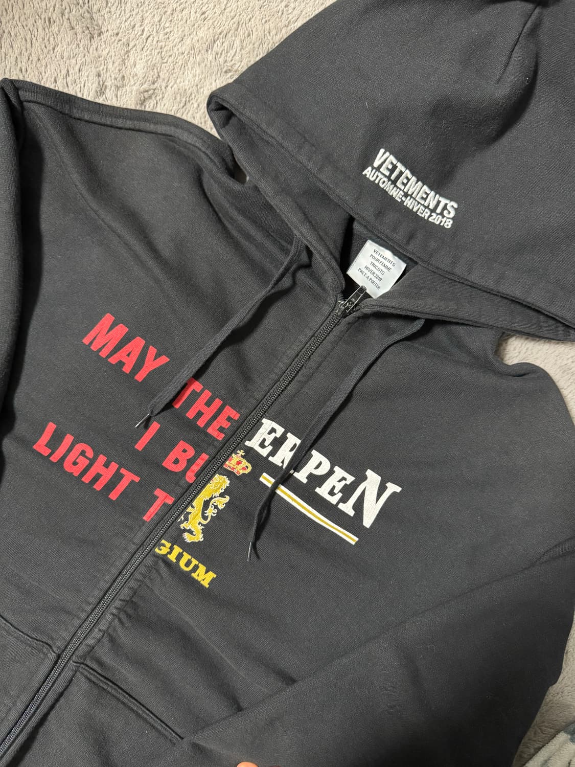 베트멍 엔트워프 후드집업 XS 사이즈 상품이미지2