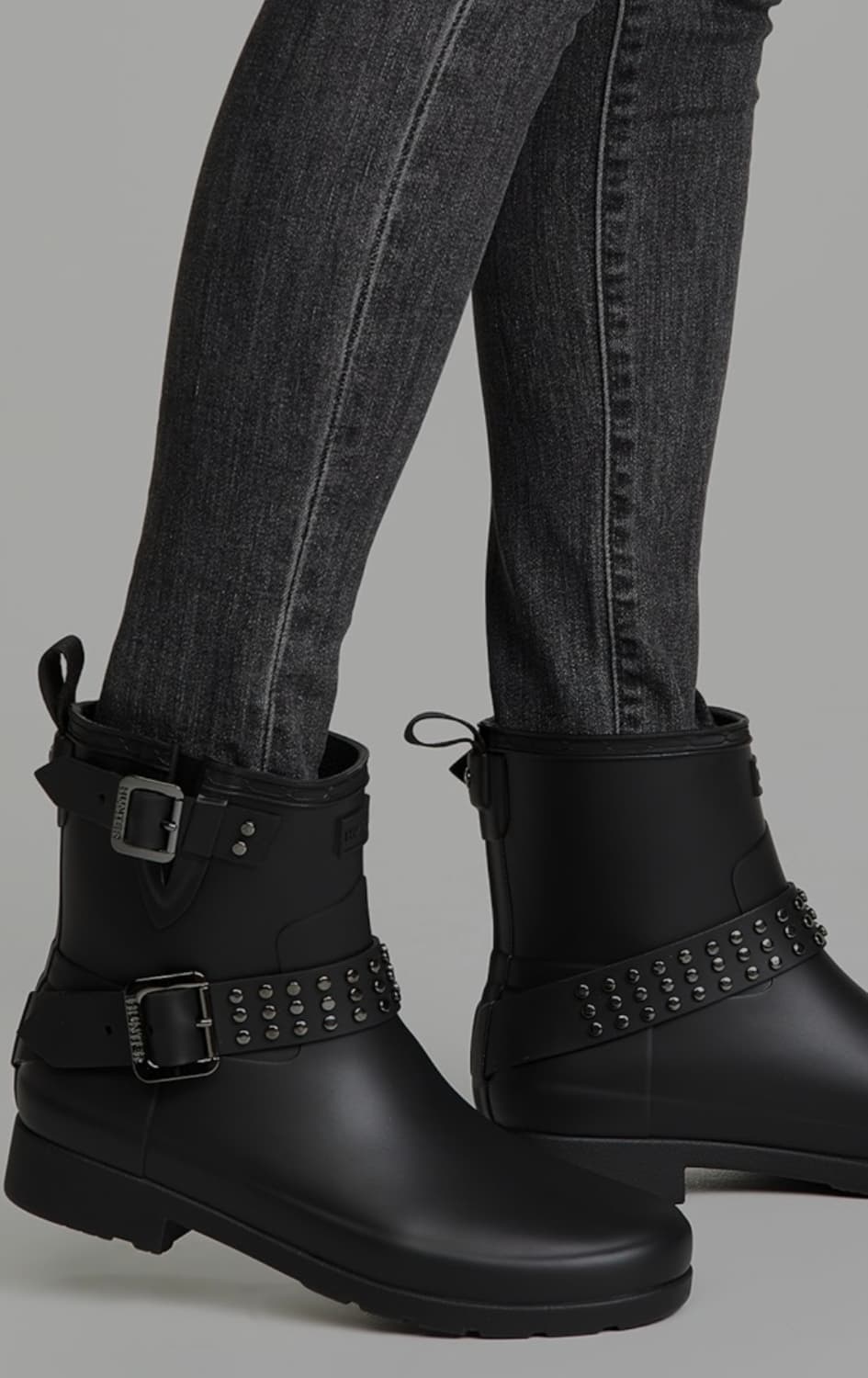 Hunter 헌터 리파인드 스터드 바이커 여성 레인부츠 상품이미지2