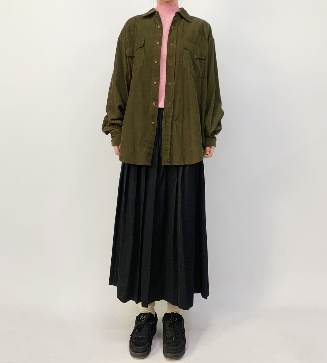 베네통 코듀로이 셔츠 상품이미지1