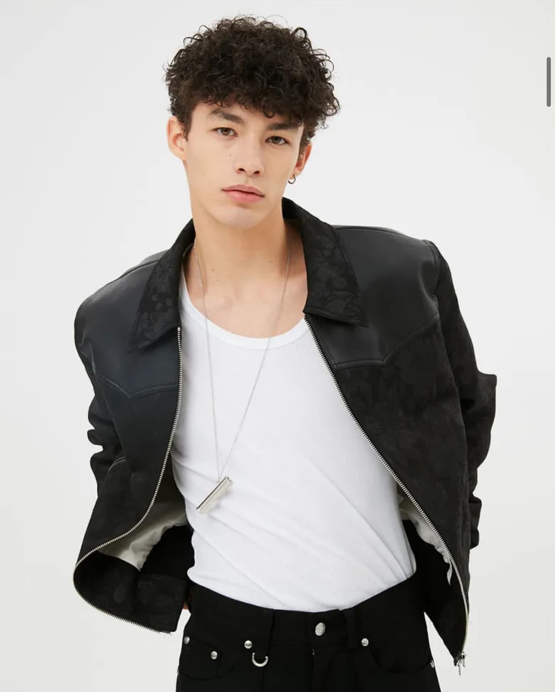 문선 플로럴 블루종 유니섹스 상품이미지1