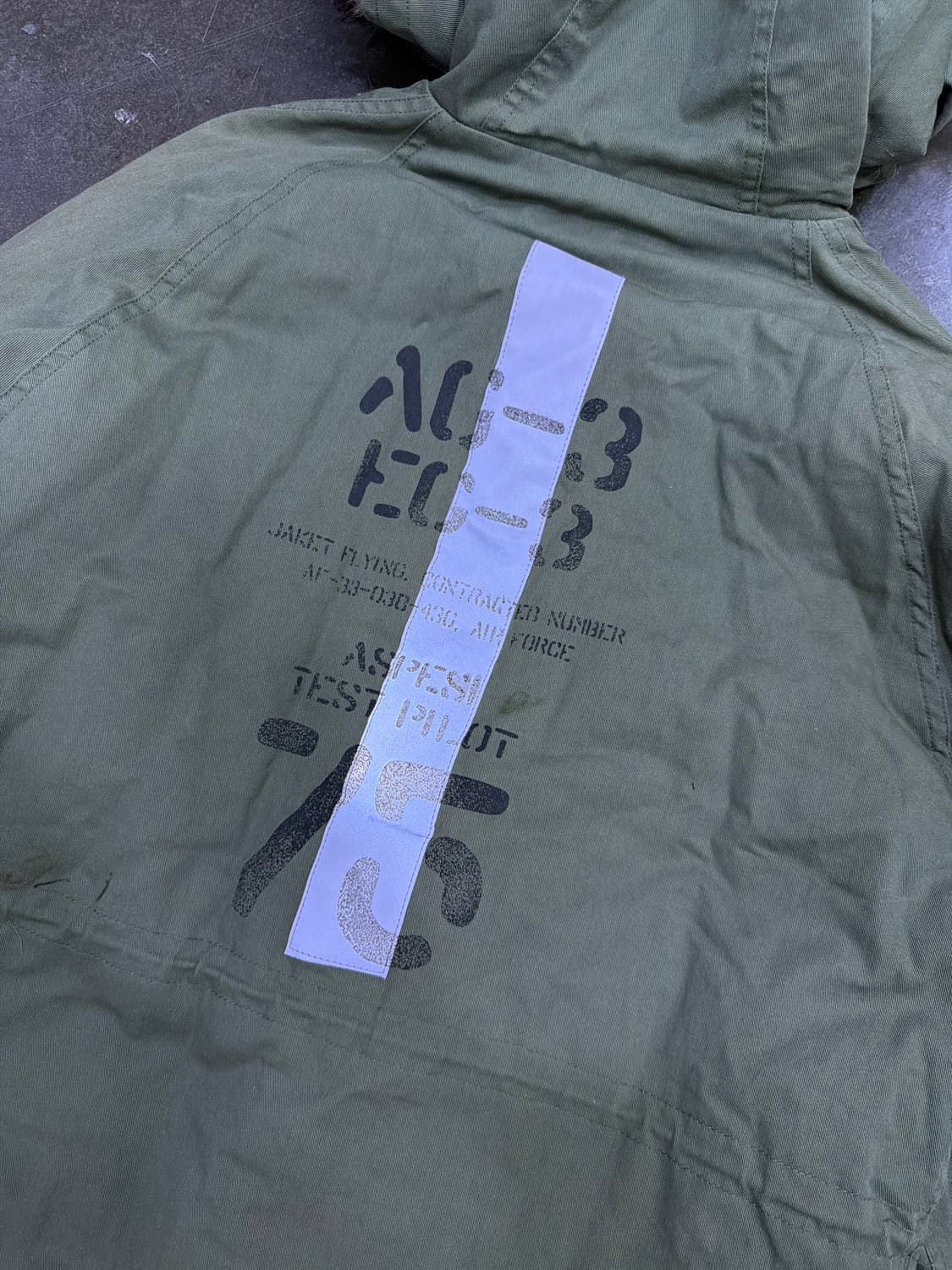 아스페시 N3B 파카 야상 점퍼 자켓 M 레귤러 상품이미지7