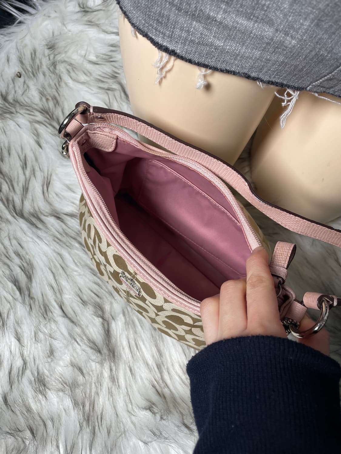 뉴 코치 coach 핑크 숄더백 상품이미지7