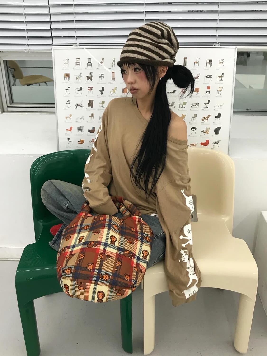 Stussy Side Skull Printing L/S 상품이미지3