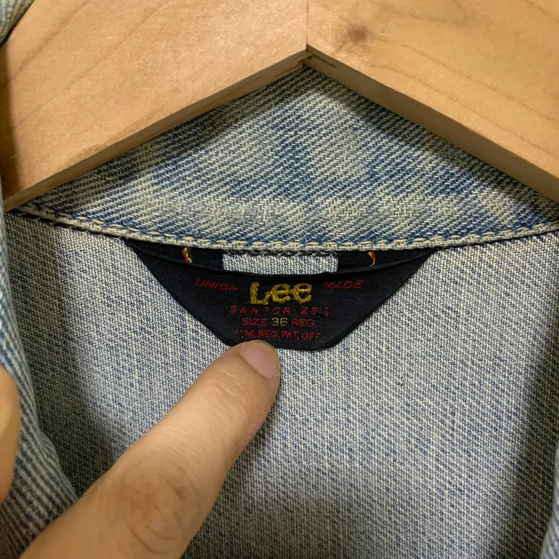 Lee 리 빈티지 연청 세미크롭 데님자켓 여성 36 사이즈 00s 상품이미지6