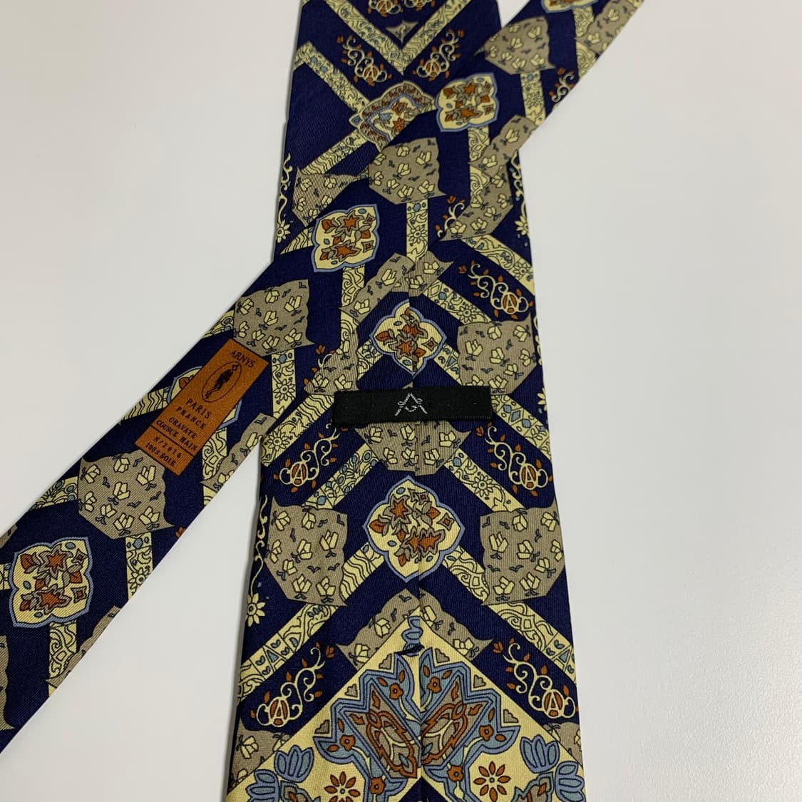 아르니스(Arnys) 고급 프랑스 100실크 명품넥타이 A-A+등급 상품이미지5