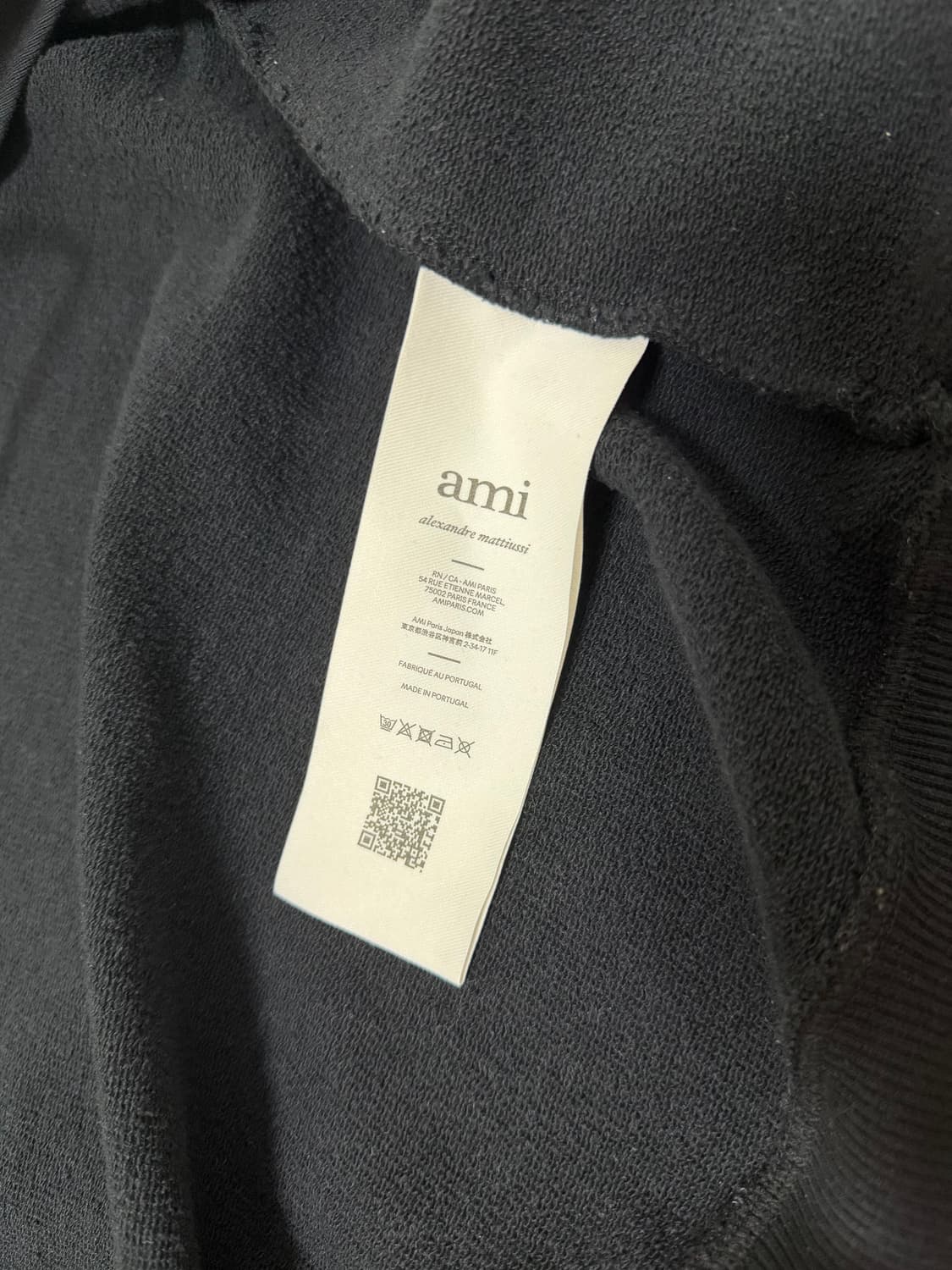 AMI 아미 스몰 하트 로고 후드집업 (정품) (사이즈 XS) 상품이미지3