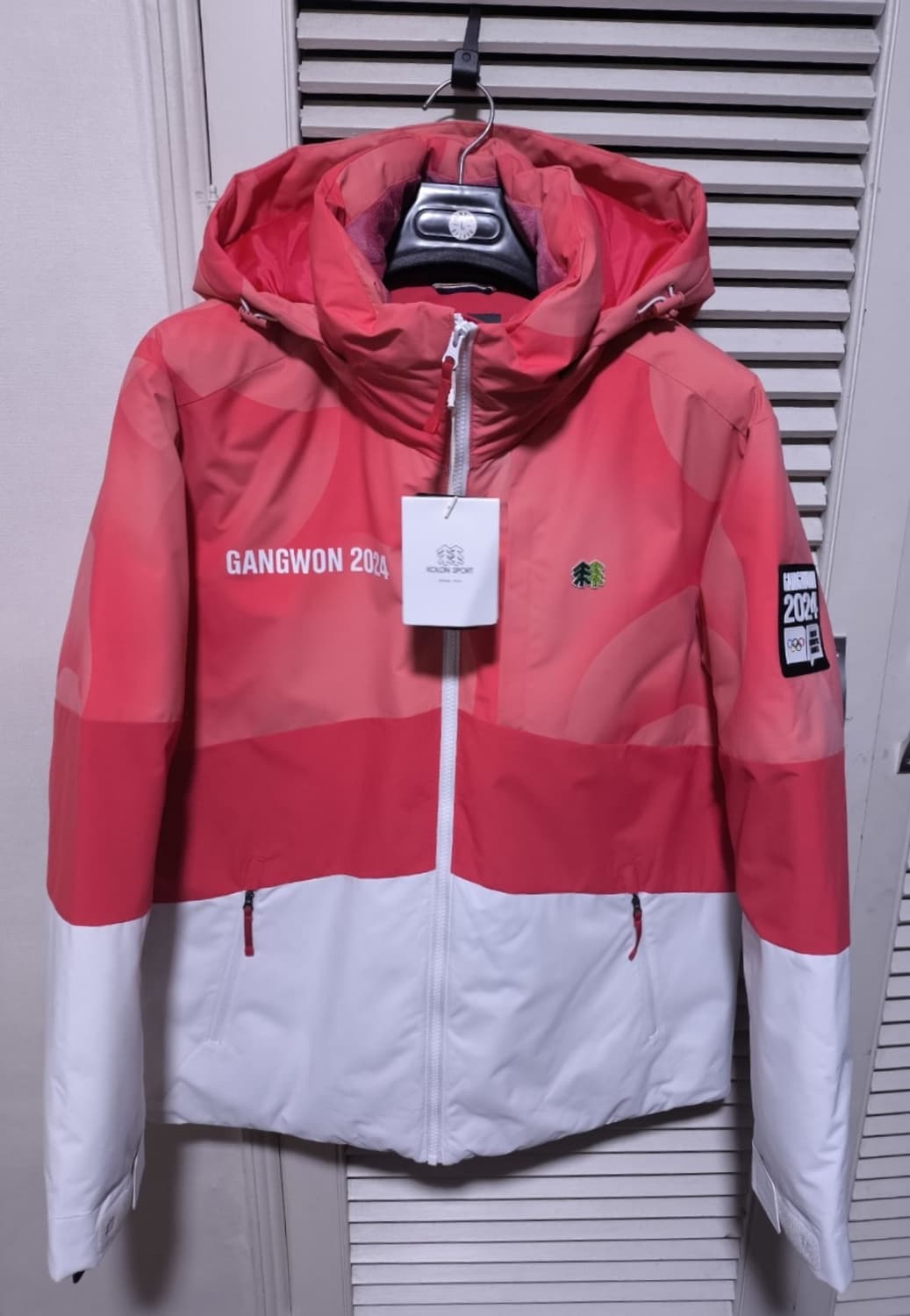 100 코오롱스포츠 2024 강원 올림픽 덕다운 패딩 스키파카 상품이미지1