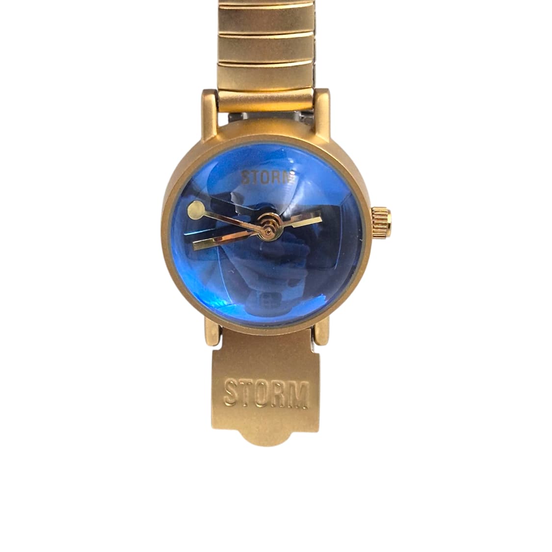 90s 영국 스톰 스페이스 에이지 블루 반구 시계 상품이미지1