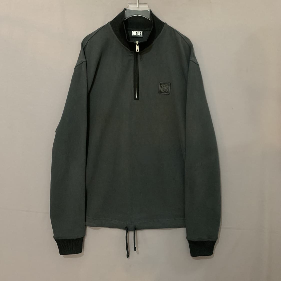 XL 디젤 아라곤 다잉 워싱 하프 쿼터 반집업 긴팔티 맨투맨 상품이미지2