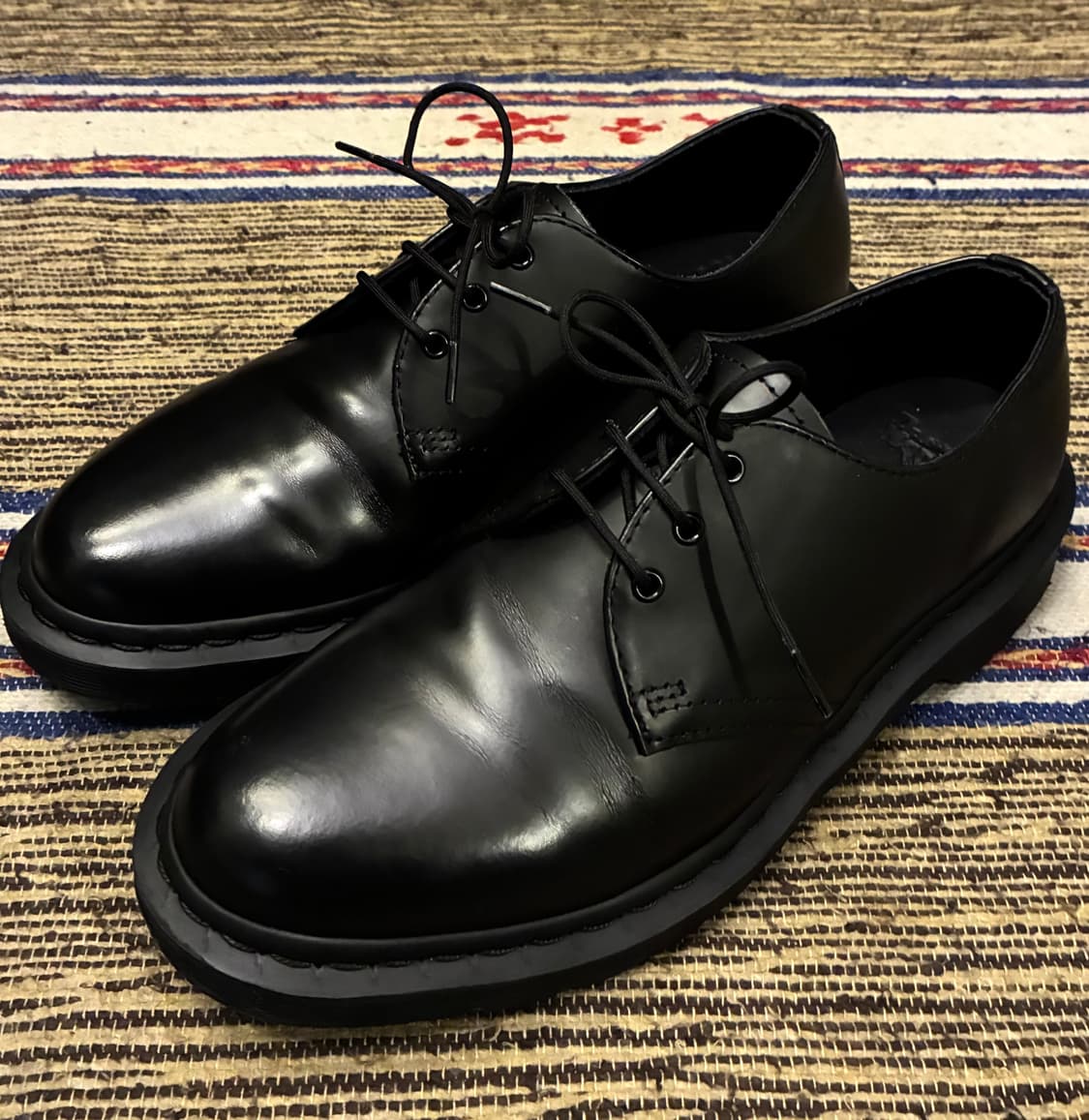 (Uk7/260)닥터마틴 1461 Mono 모노 3홀 블랙 더비슈즈 상품이미지4