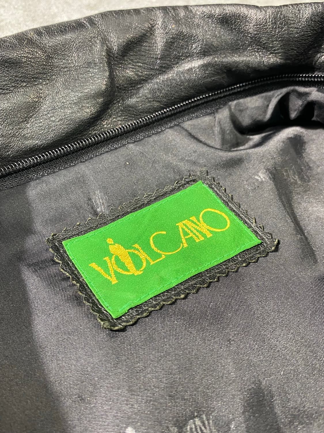 [110] 90s VOCANO 양가죽 레더 봄버자켓 상품이미지8