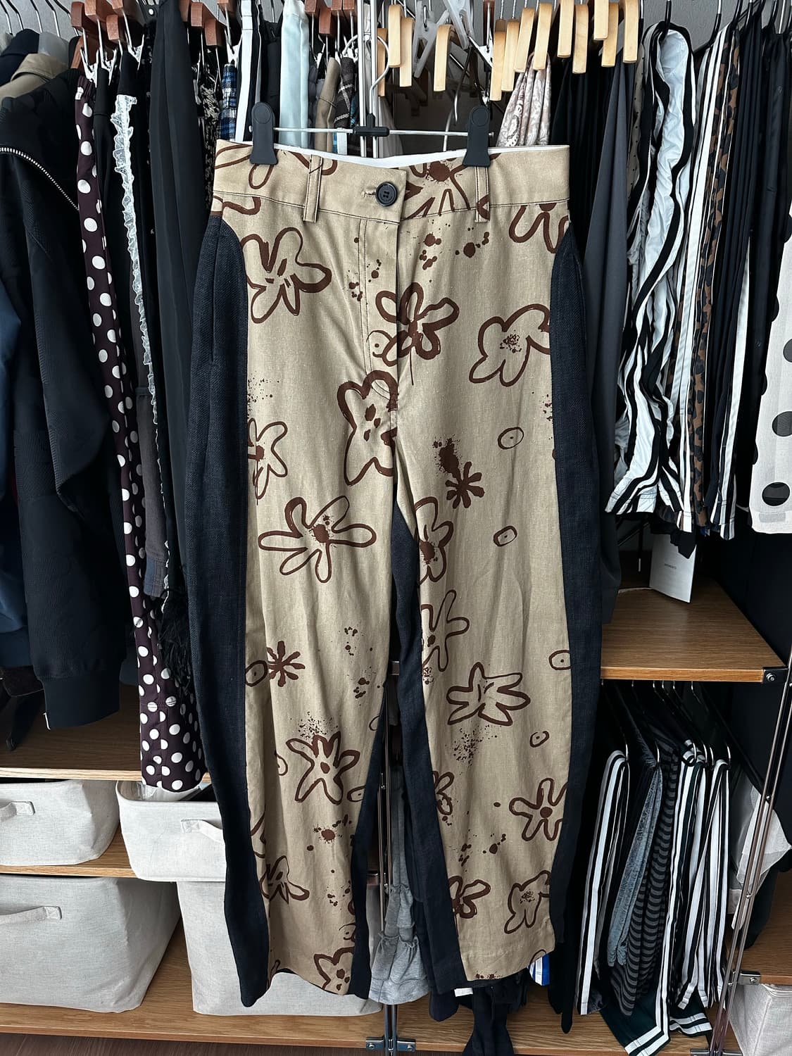 오픈와이와이 린넨 와이드 팬츠 상품이미지1