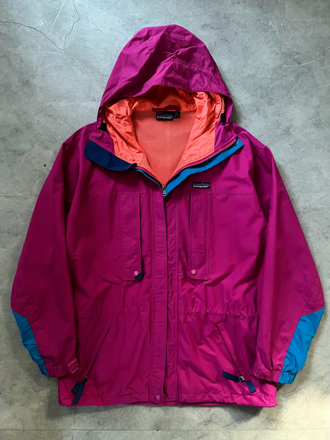 Patagonia 파타고니아 90s 컬러 블록 아웃도어 자켓 상품이미지1