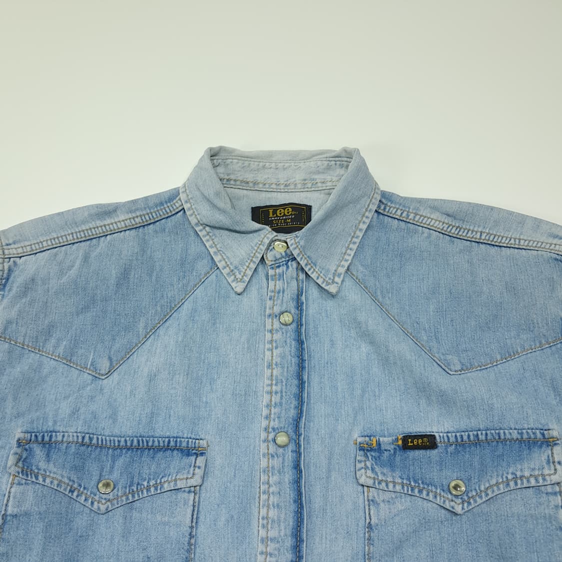 CL531 M 리 70s 웨스턴 유니온메이드 데님 셔츠 남방 상품이미지2