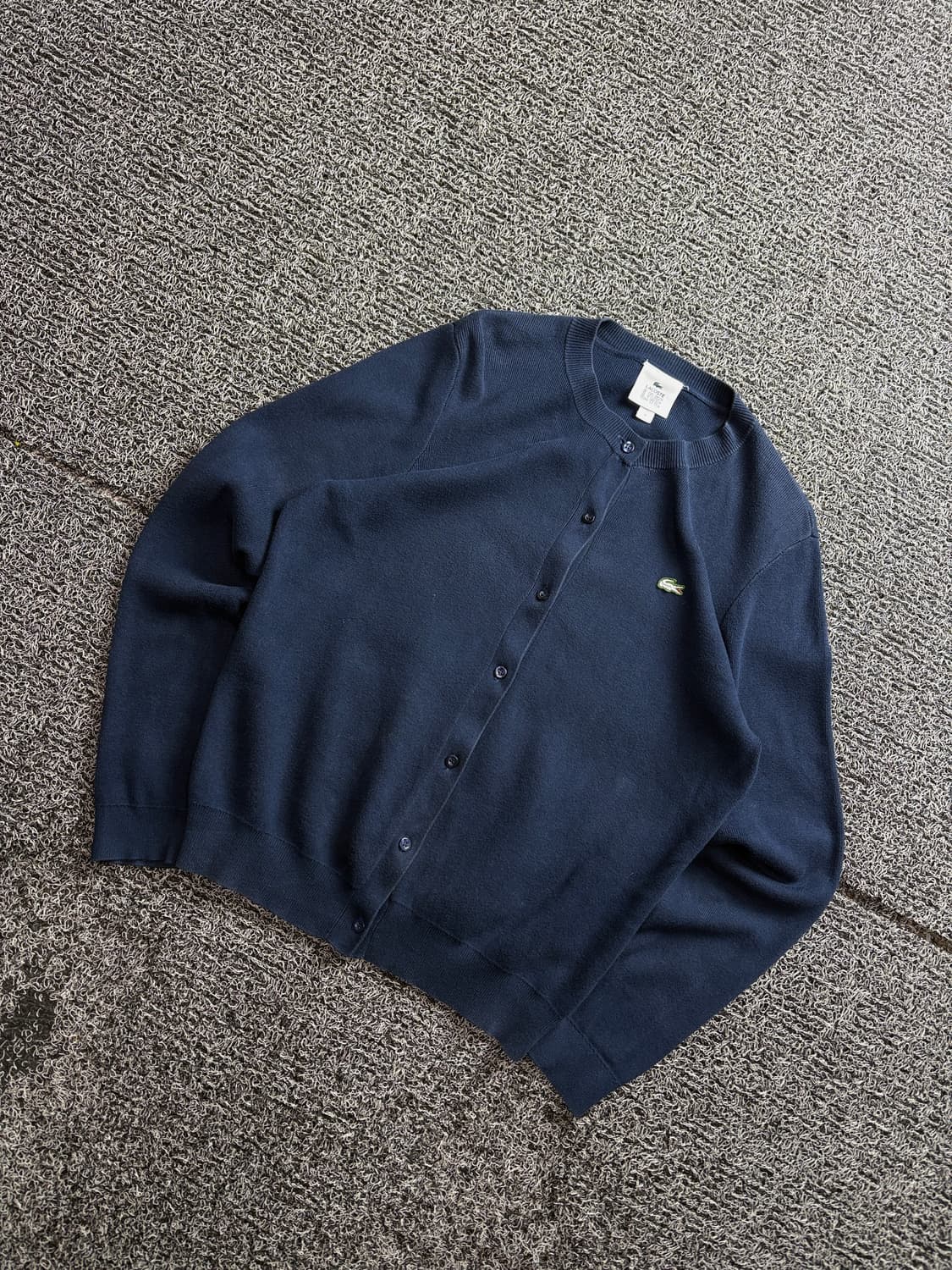 라코스테 시그니처 미니멀 코튼 가디건 2816 상품이미지1